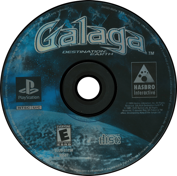 Galaga Destination Earth media 5 for Playstation